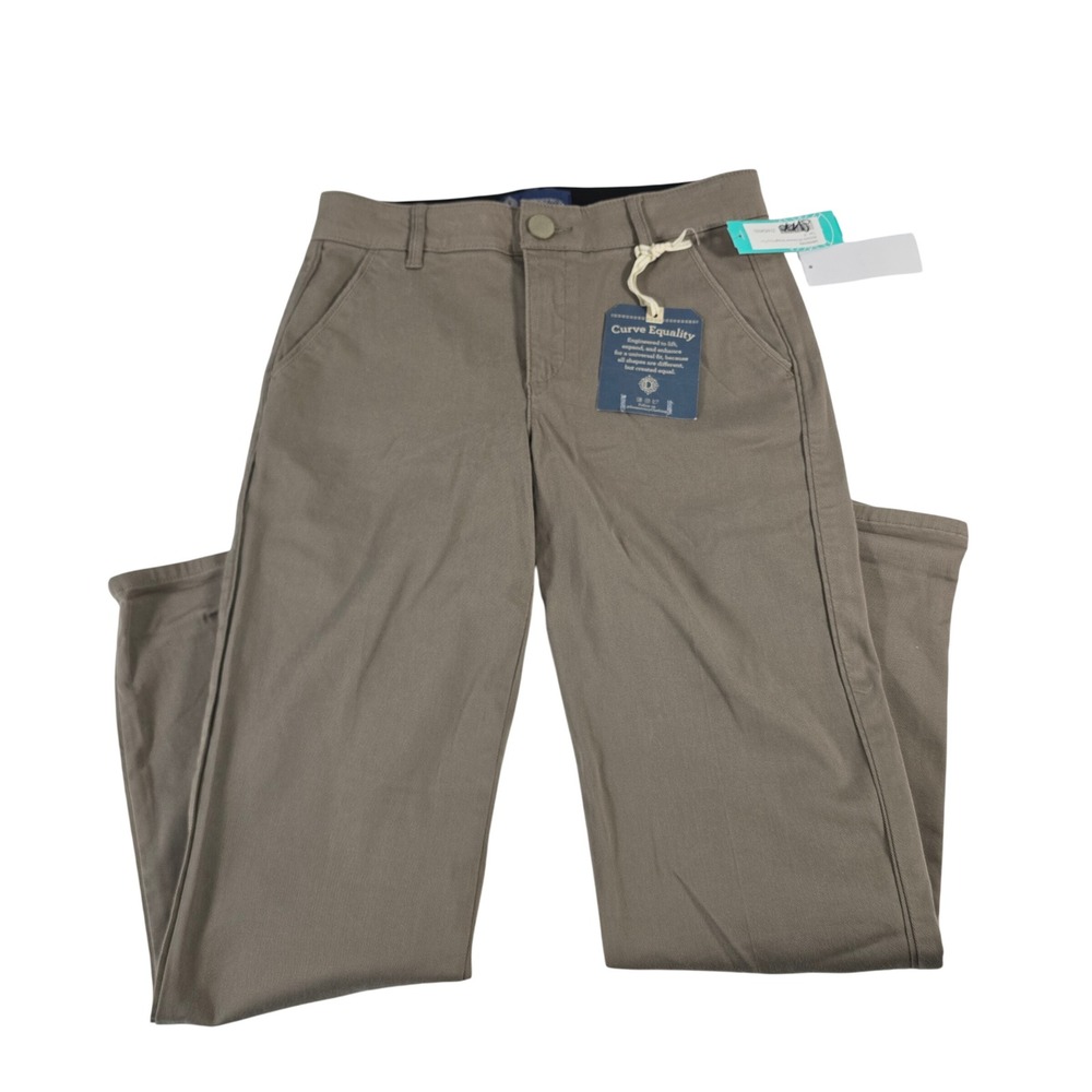 Democracy Absolution High Rise Trouser Pants Taupe Size 6 NWT